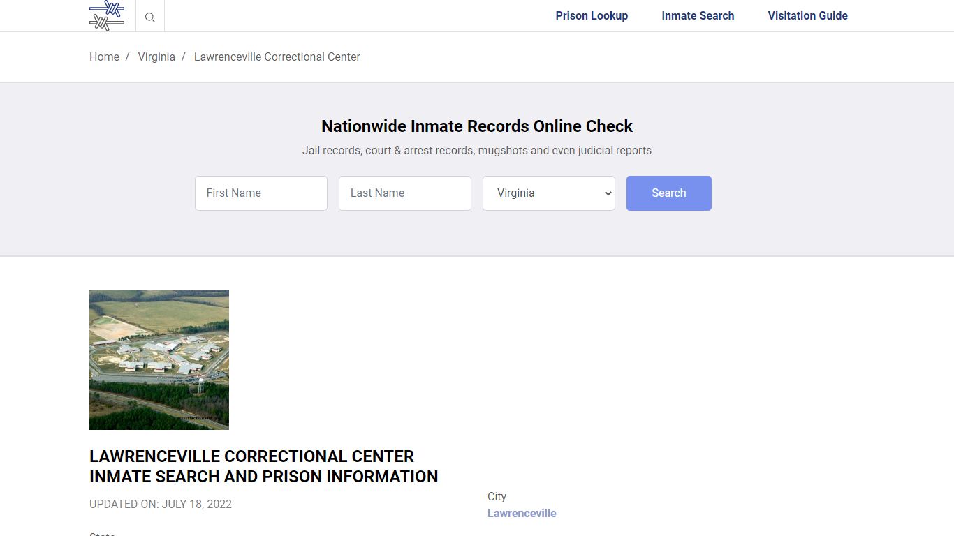 Lawrenceville Correctional Center Inmate Search ...