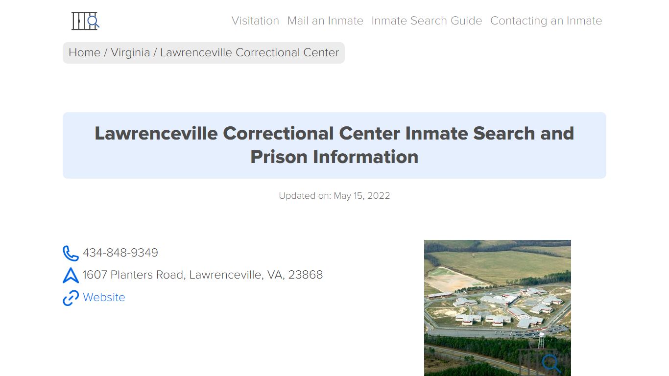 Lawrenceville Correctional Center Inmate Search ...